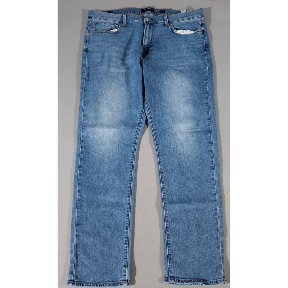 Lucky Brand 410 Athletic Slim‎ Jeans Mens 38x32 Blue Medium Wash Stretch Denim